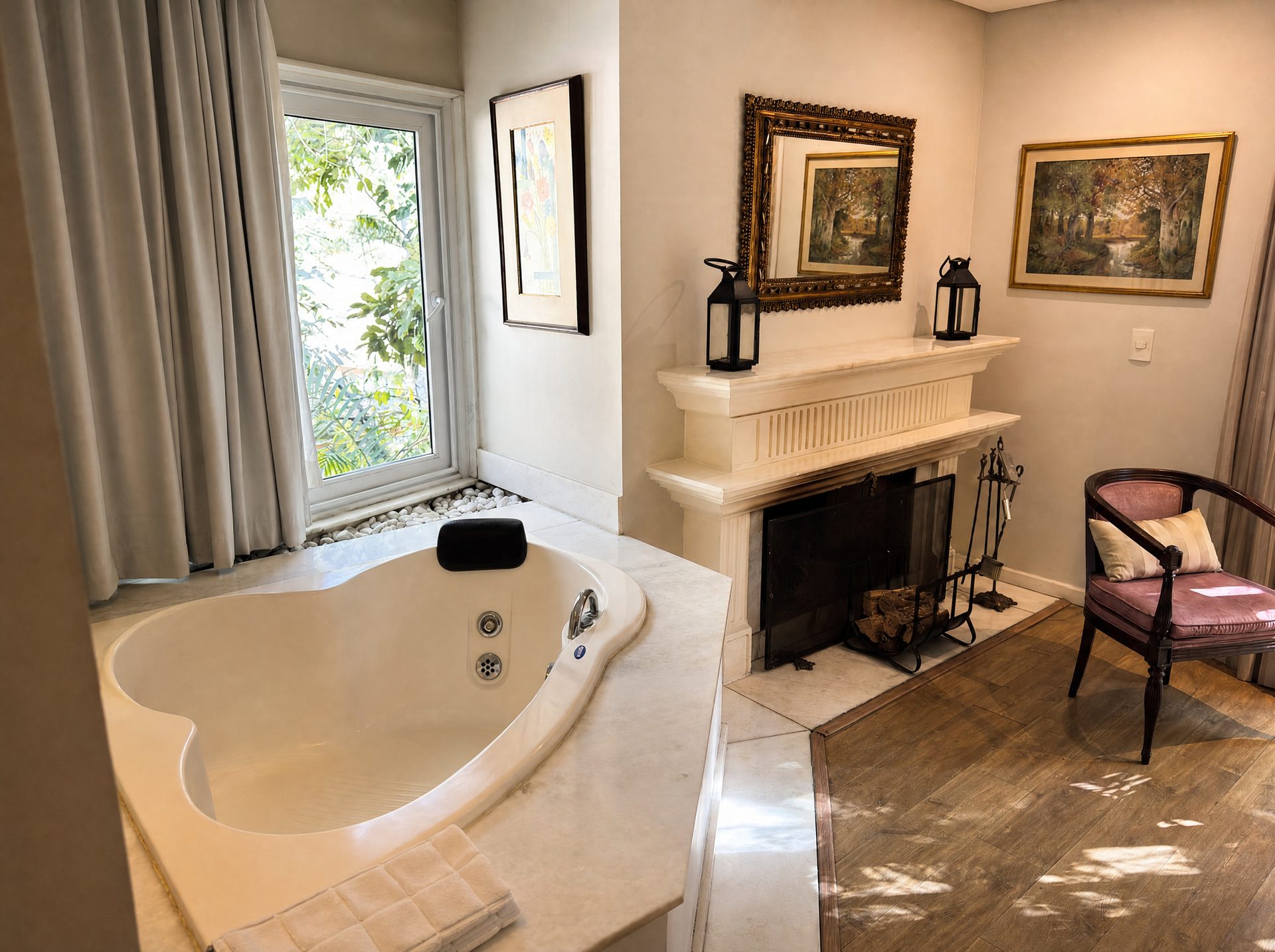 Suíte Premium com hidromassagem da Locanda Della Mimosa