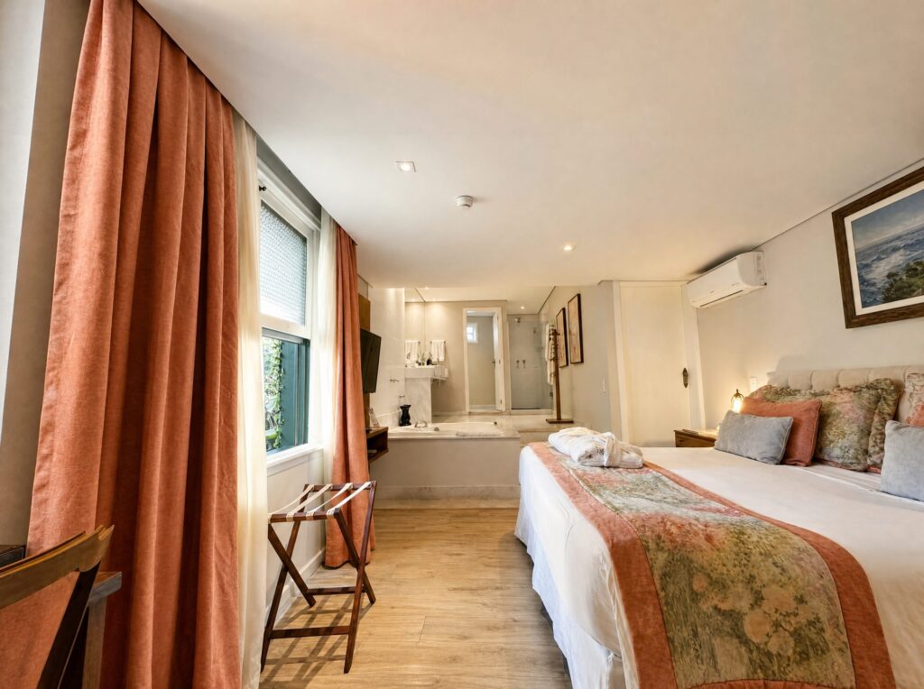 Suíte Premium com hidromassagem da Locanda Della Mimosa