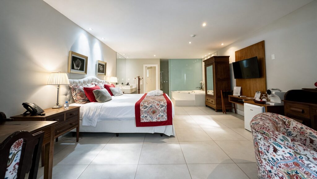Suíte Premium com hidromassagem da Locanda Della Mimosa