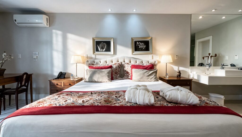Suíte Premium com hidromassagem da Locanda Della Mimosa