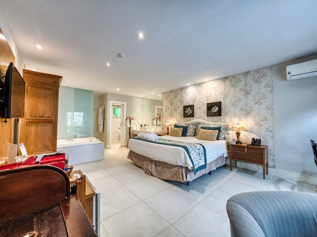 Suíte Premium com hidromassagem da Locanda Della Mimosa
