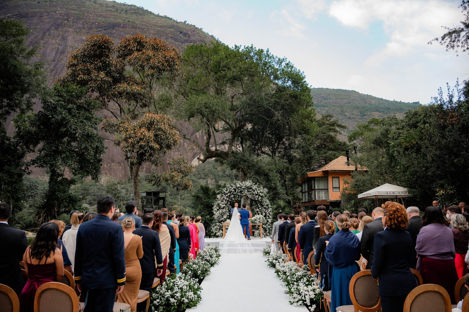Cerimônia de casamento na Locanda Della Mimosa